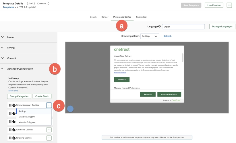 iab 2.2 settings