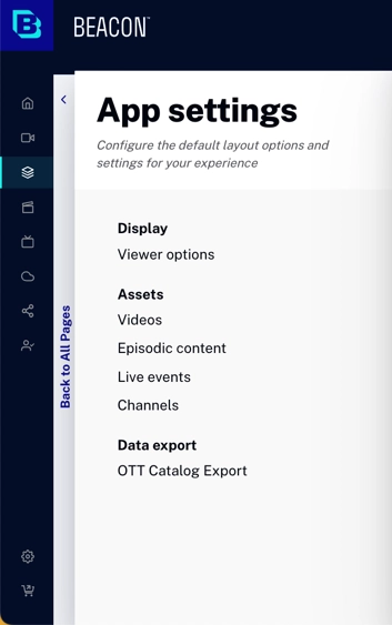 app settings full menu