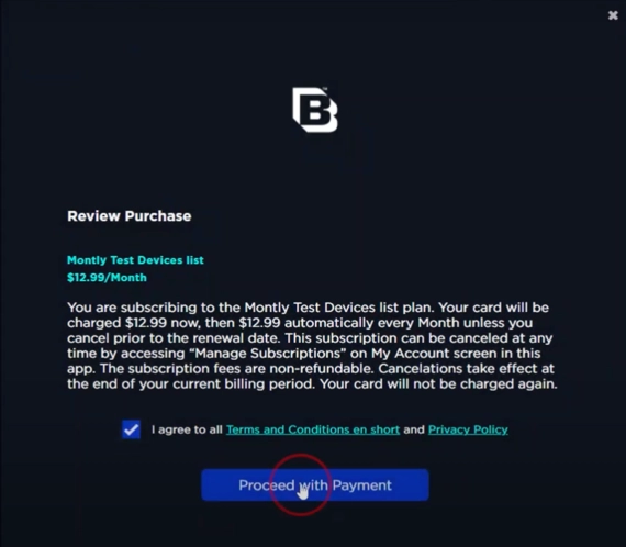Review purchase