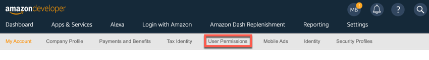 user permissions